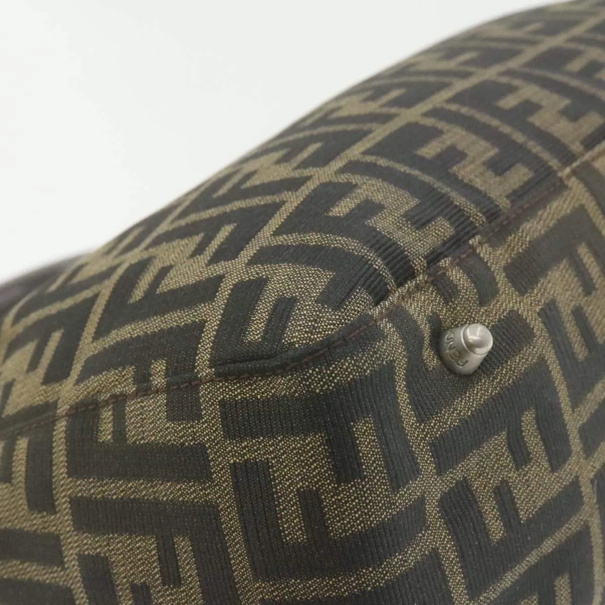 Fendi Brown Zucca Canvas Handbag MW2750