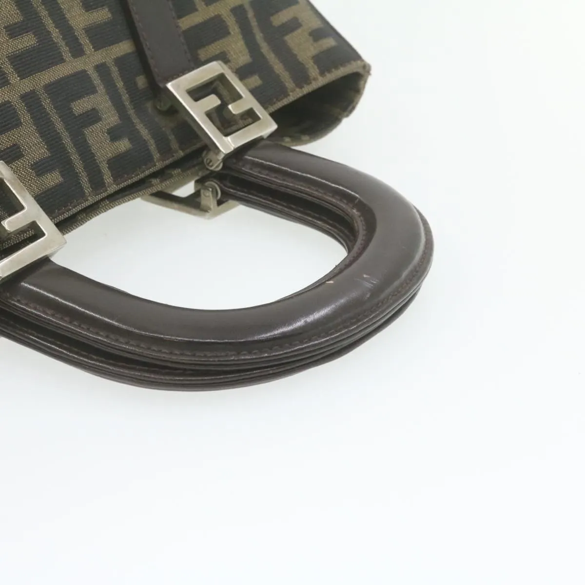 Fendi Brown Zucca Canvas Handbag MW2750