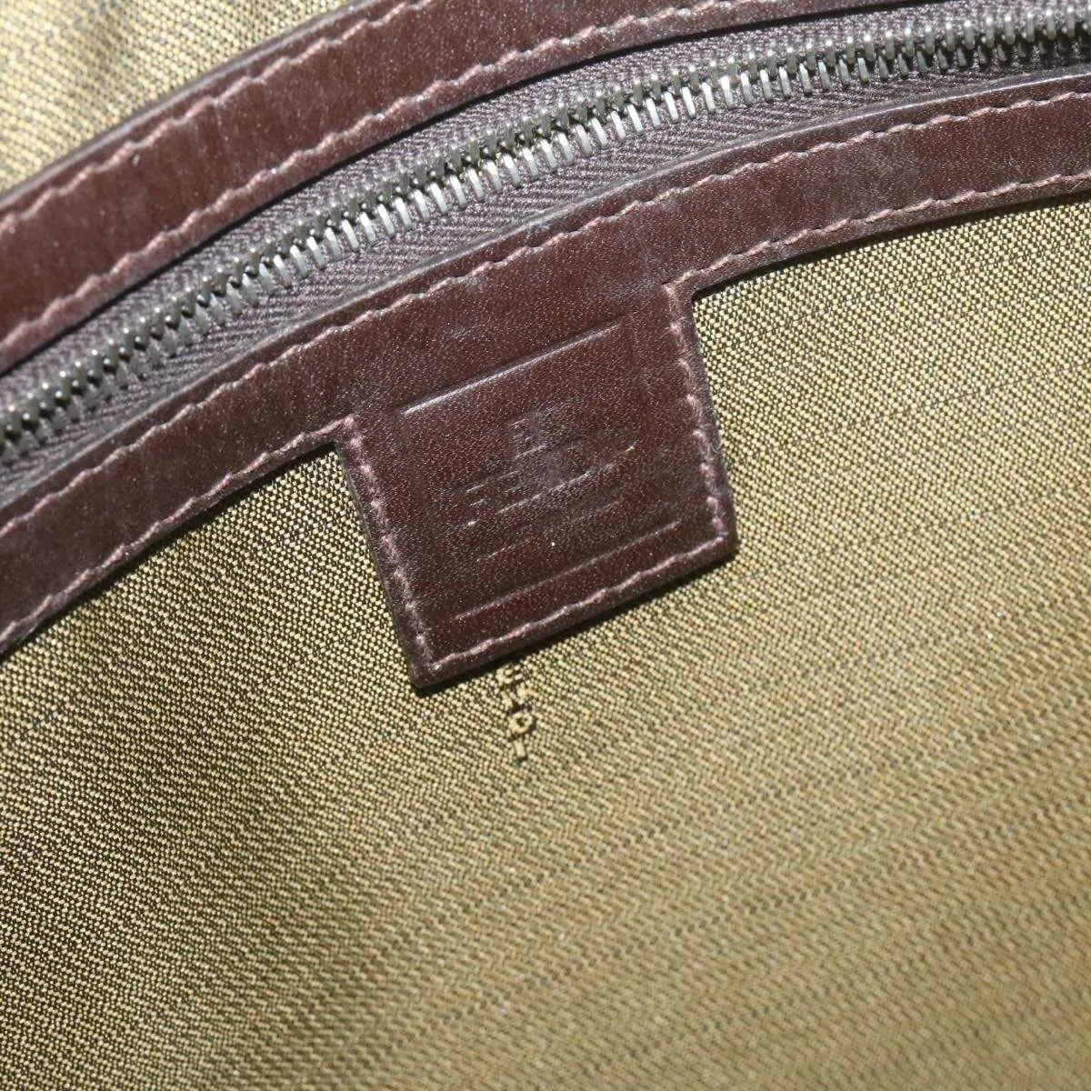 Fendi Brown Zucca Canvas Handbag MW2750