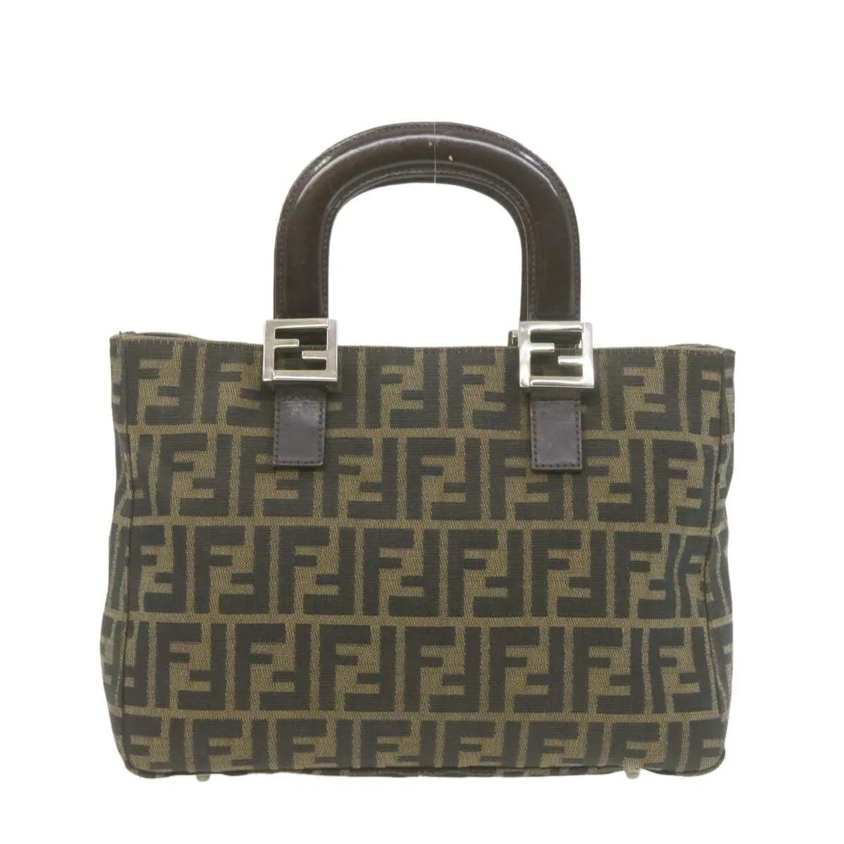 Fendi Brown Zucca Canvas Handbag MW2750