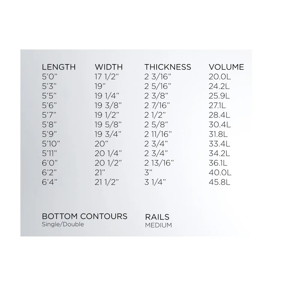 Firewire Slater Designs Flat Earth 6'0 Grey - FCS2