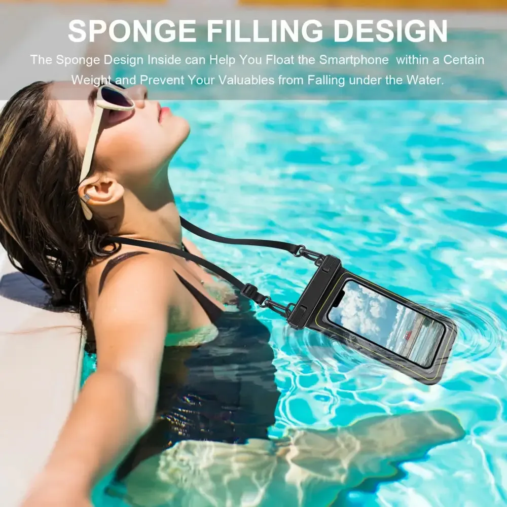 Floating Waterproof Phone Case - Universal Crossbody Swim Storage Pouch Case