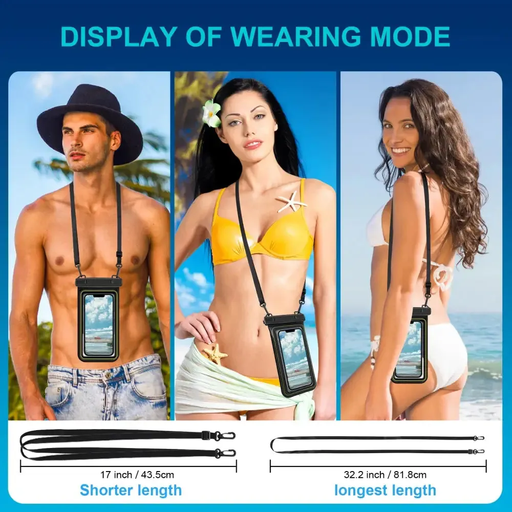Floating Waterproof Phone Case - Universal Crossbody Swim Storage Pouch Case