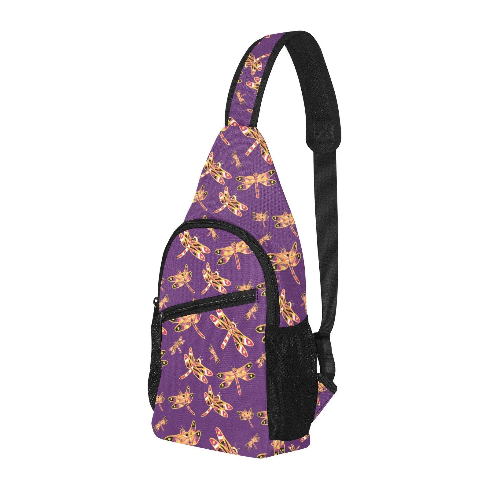 Gathering Yellow Purple Chest Bag