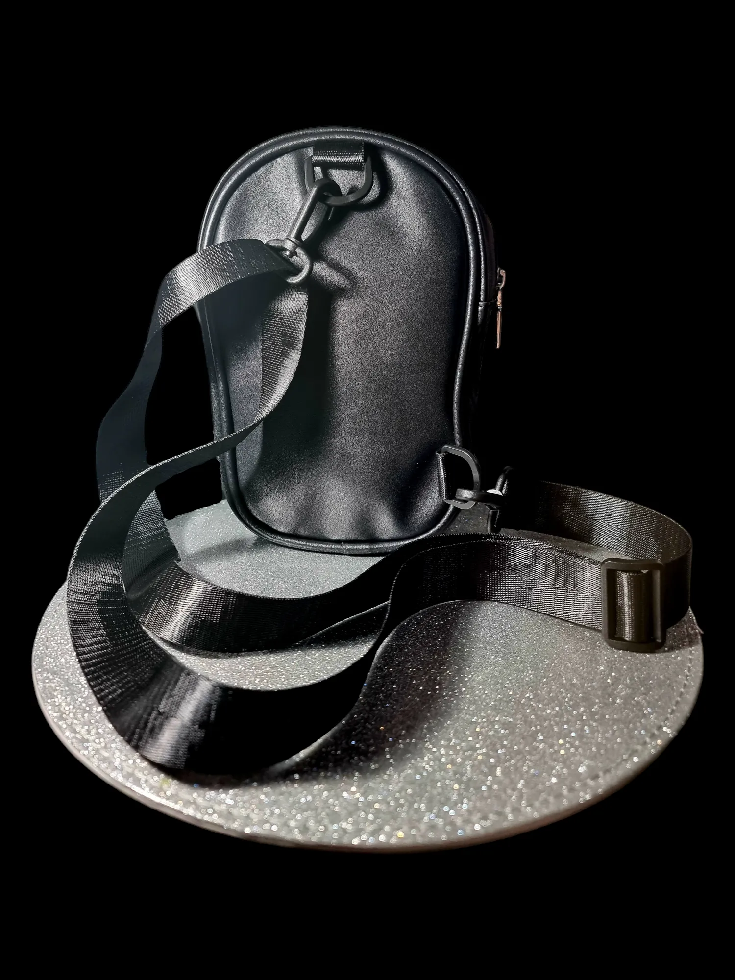 Ghost Face Shoulder Bag - Black