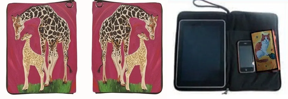 Giraffe Cat Case- Full Circle