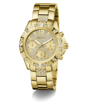GUESS Ladies Gold Tone Multi-function Watch