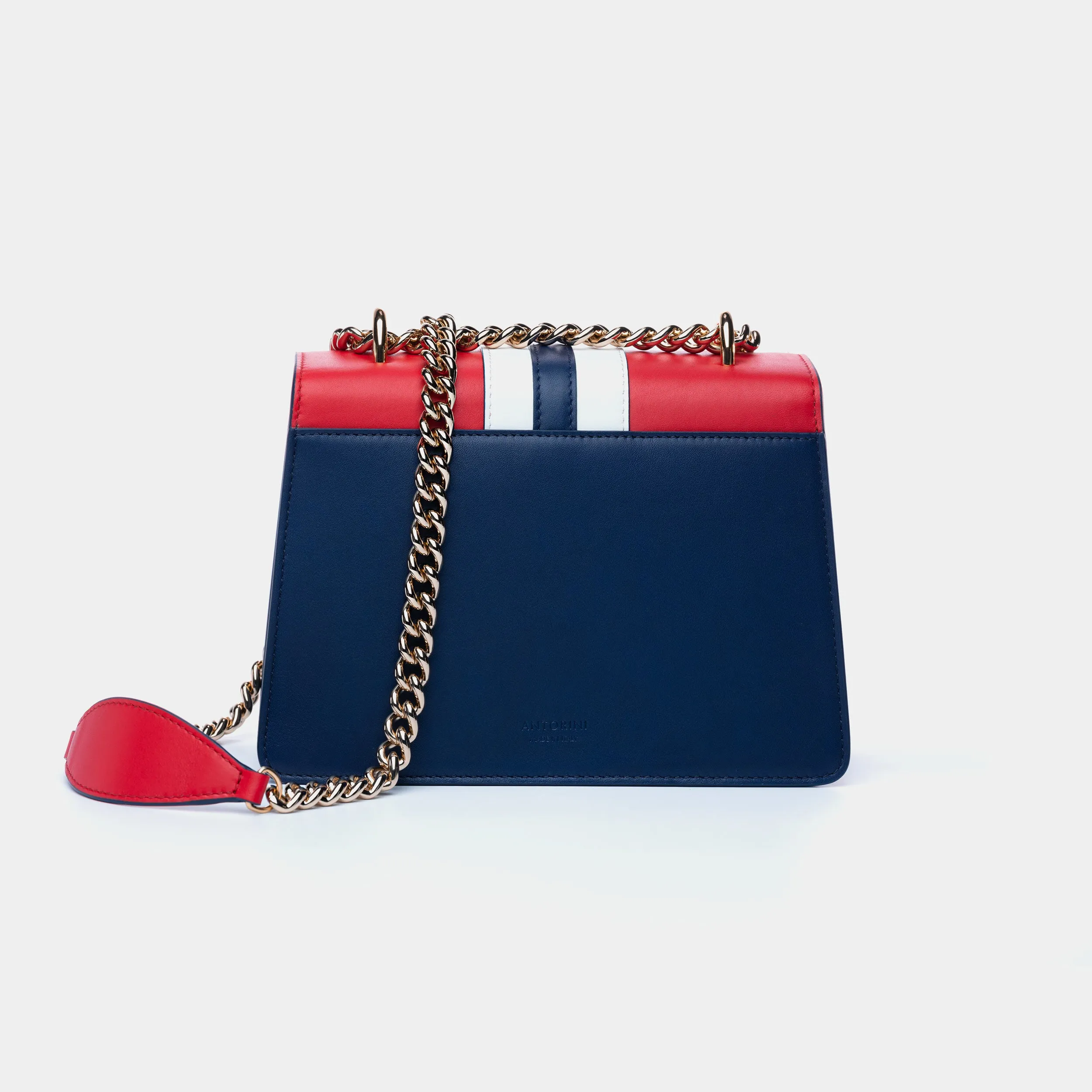 Handbag ANTORINI Chantal, Blue & Red