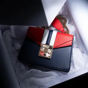Handbag ANTORINI Chantal, Blue & Red