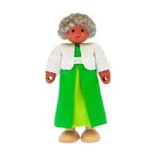 Happy Wooden Dolls - African