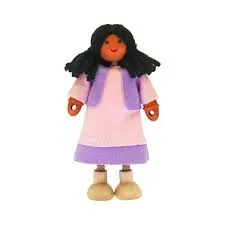 Happy Wooden Dolls - African