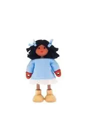 Happy Wooden Dolls - African