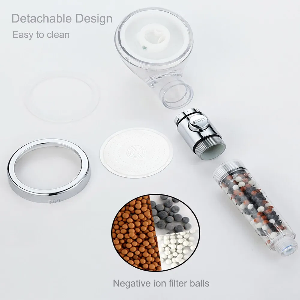 HonestFlo ™️ Water Saving Mineral Filter Shower Head