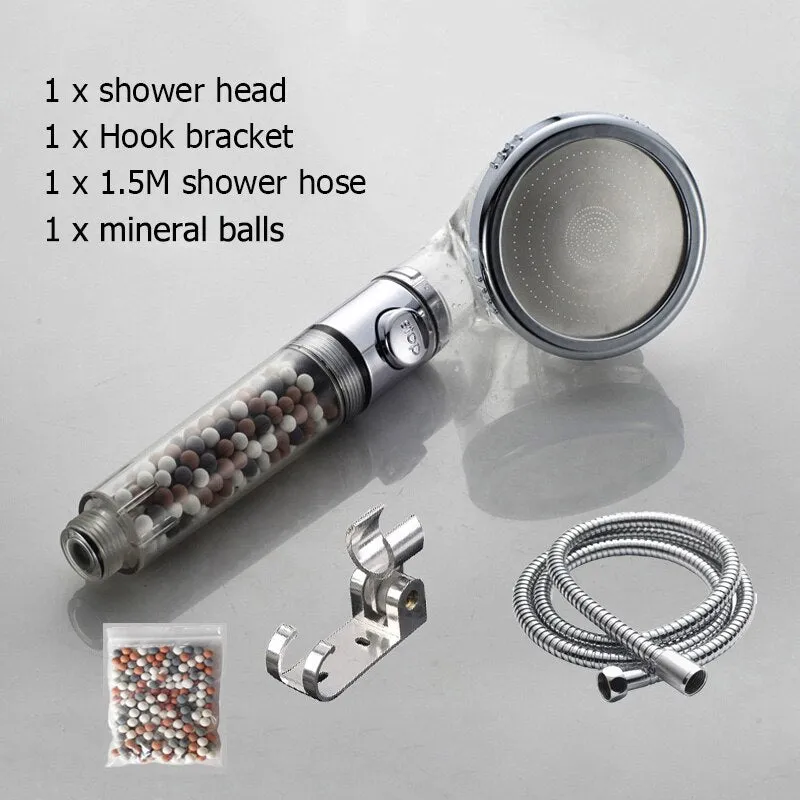 HonestFlo ™️ Water Saving Mineral Filter Shower Head