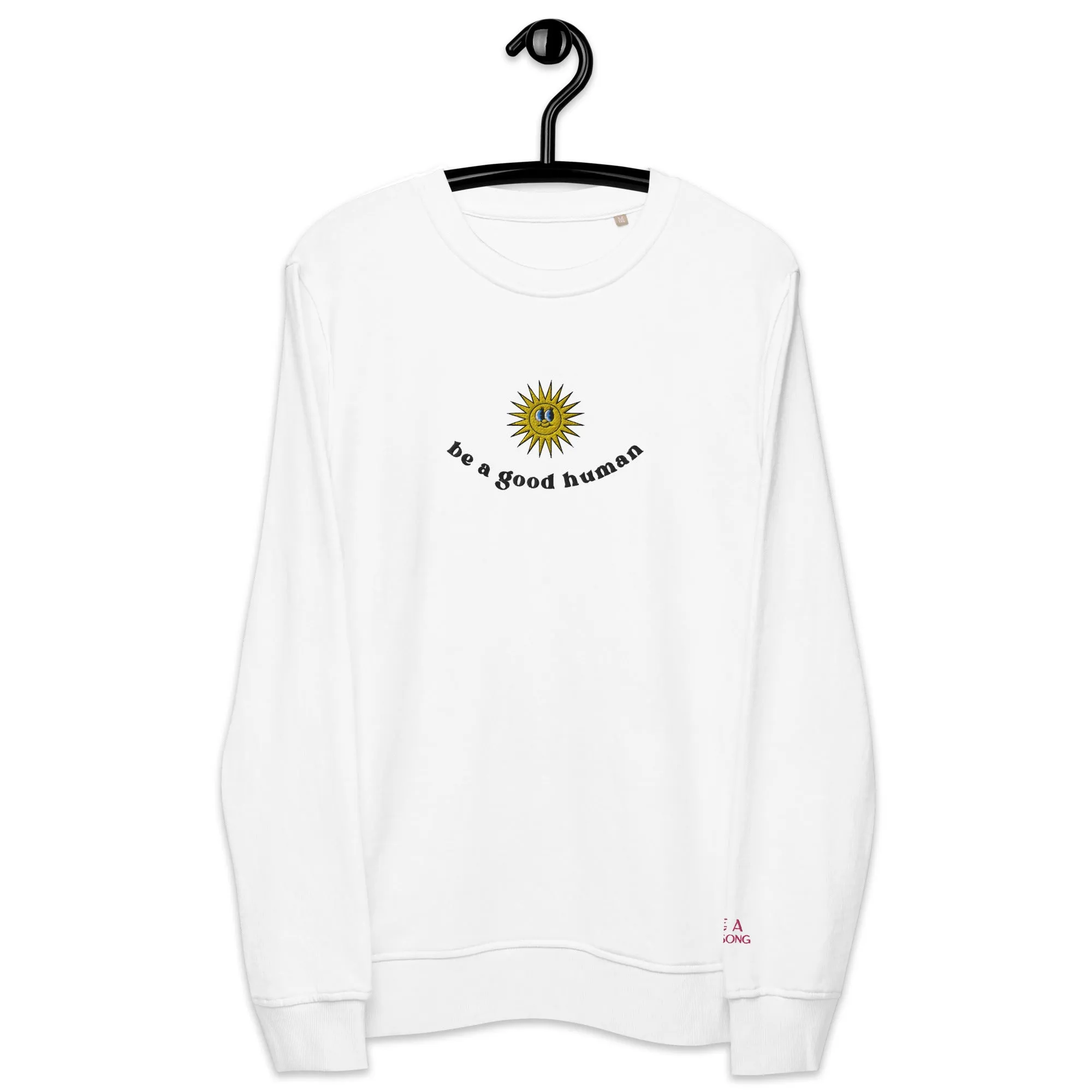 Hot Girl Good Human Organic Embroidered Sweatshirt