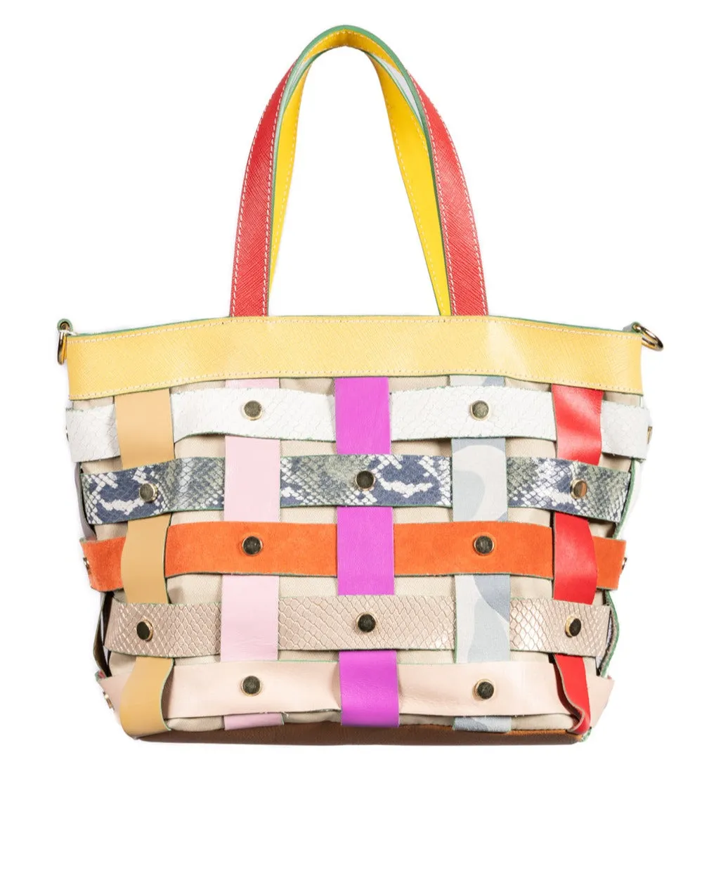 Il Giglio Striped Hangbag