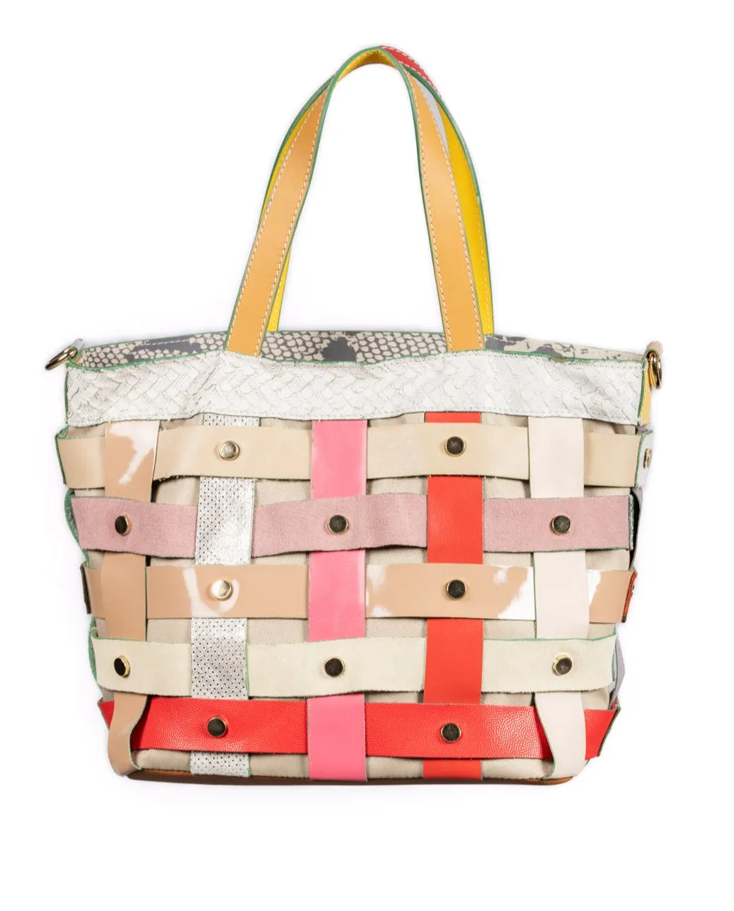 Il Giglio Striped Hangbag