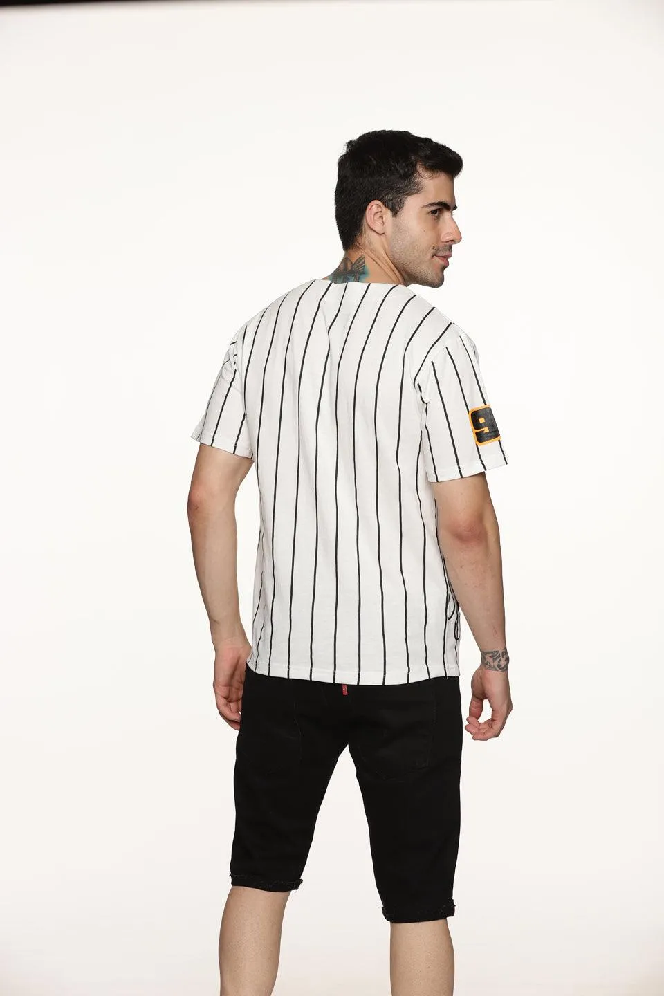 Impackt Men's Baseball Printed Knit Shirt