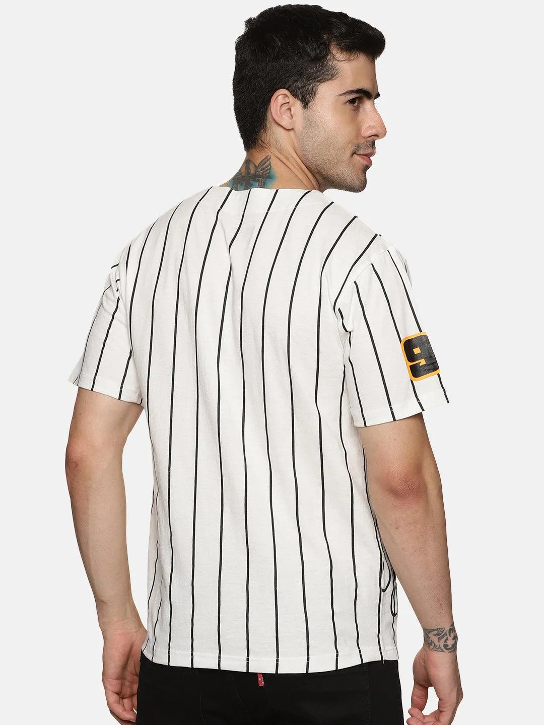 Impackt Men's Baseball Printed Knit Shirt