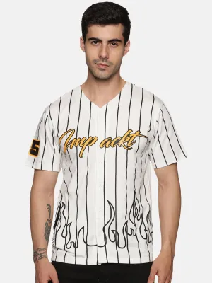 Impackt Men's Baseball Printed Knit Shirt
