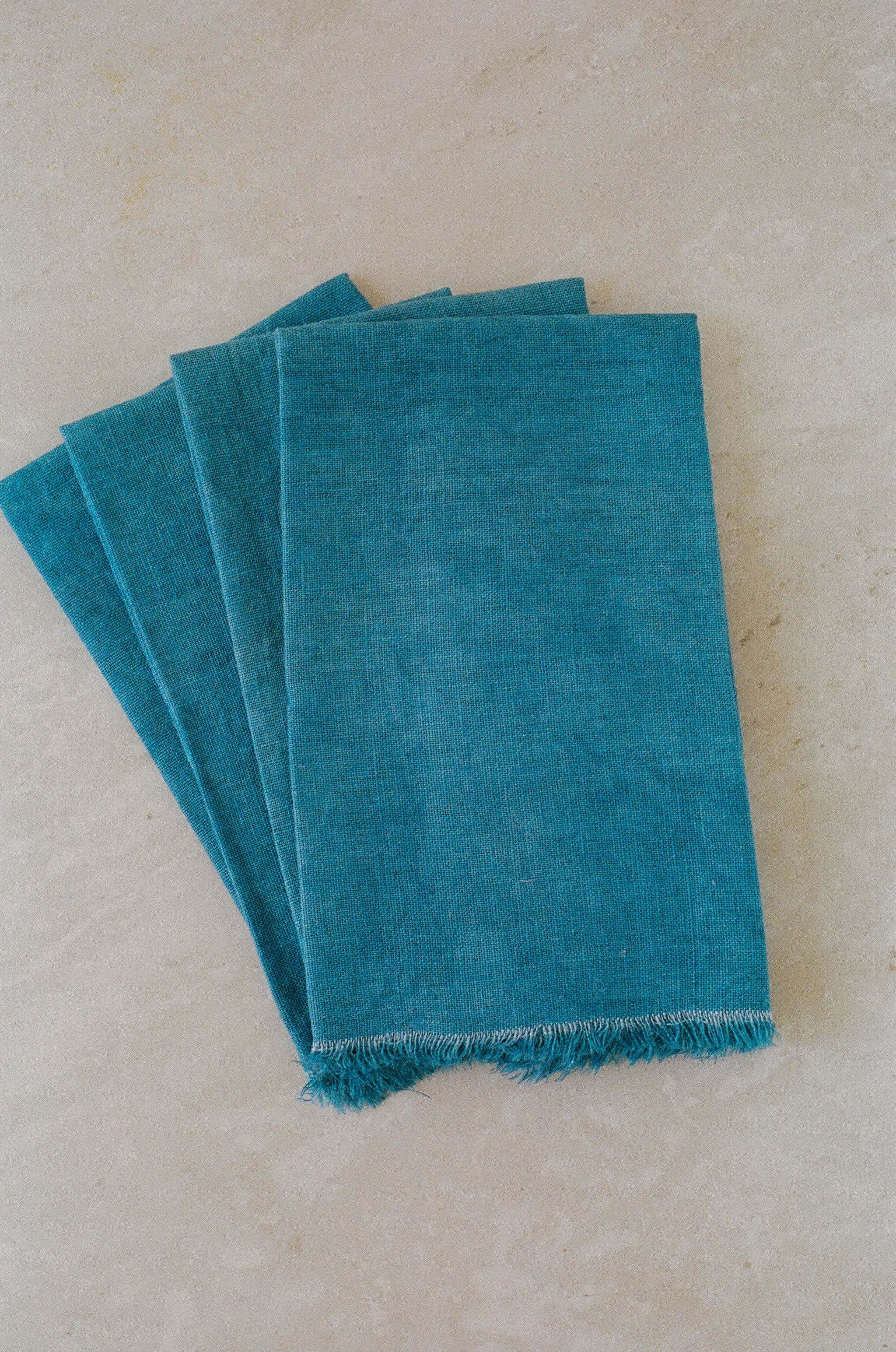 Indigo Linen Napkin Set
