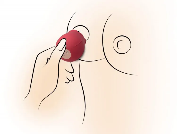 Inmi Bloomgasm Wild Rose 10x Suction Clit Stimulator