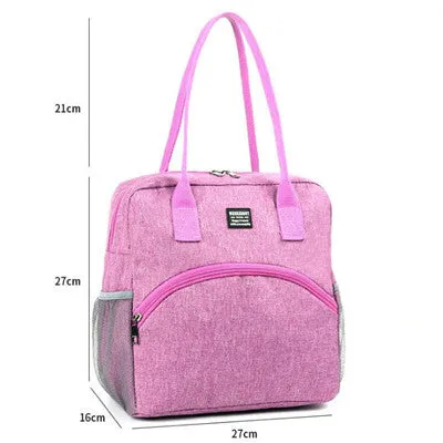 Insulated Lunch Container Food Picnic Storage Bags