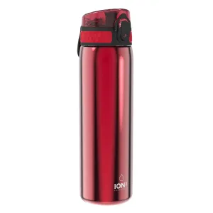 ION8 <BR>
Award Winning, 100% Leak Proof, 600ml Stainless Steel Water Bottle <BR>
Metallic Red <BR>
