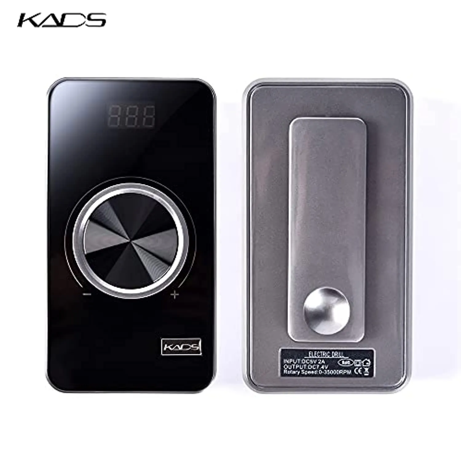 KADS Professional Rechargeable 35000 RPM Nail Drills for acrylic nails machine with Ceramic bits Portable Manicure Pedicure Drill