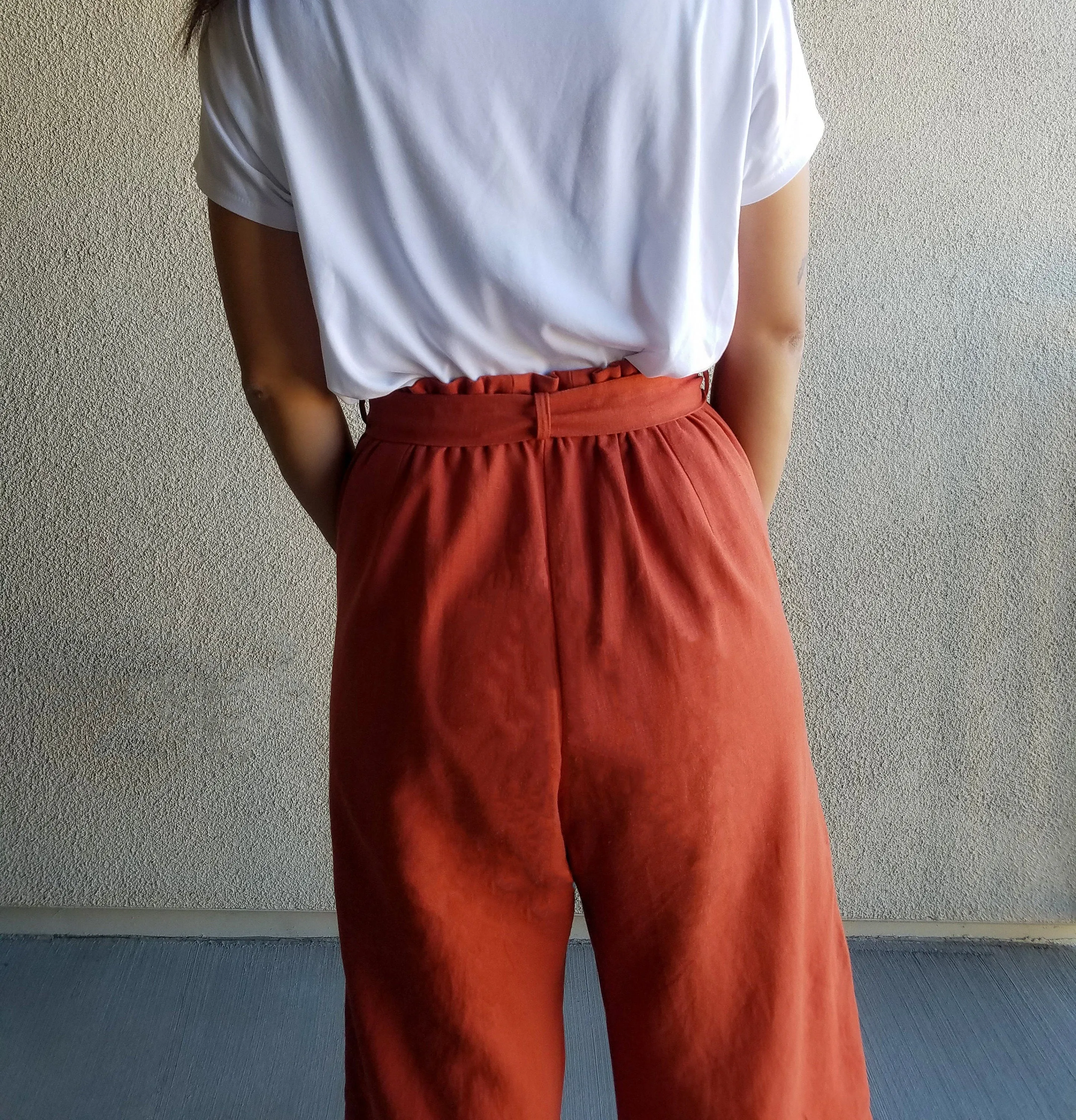 KIMIKO Wide-leg pants - Black, size XXL