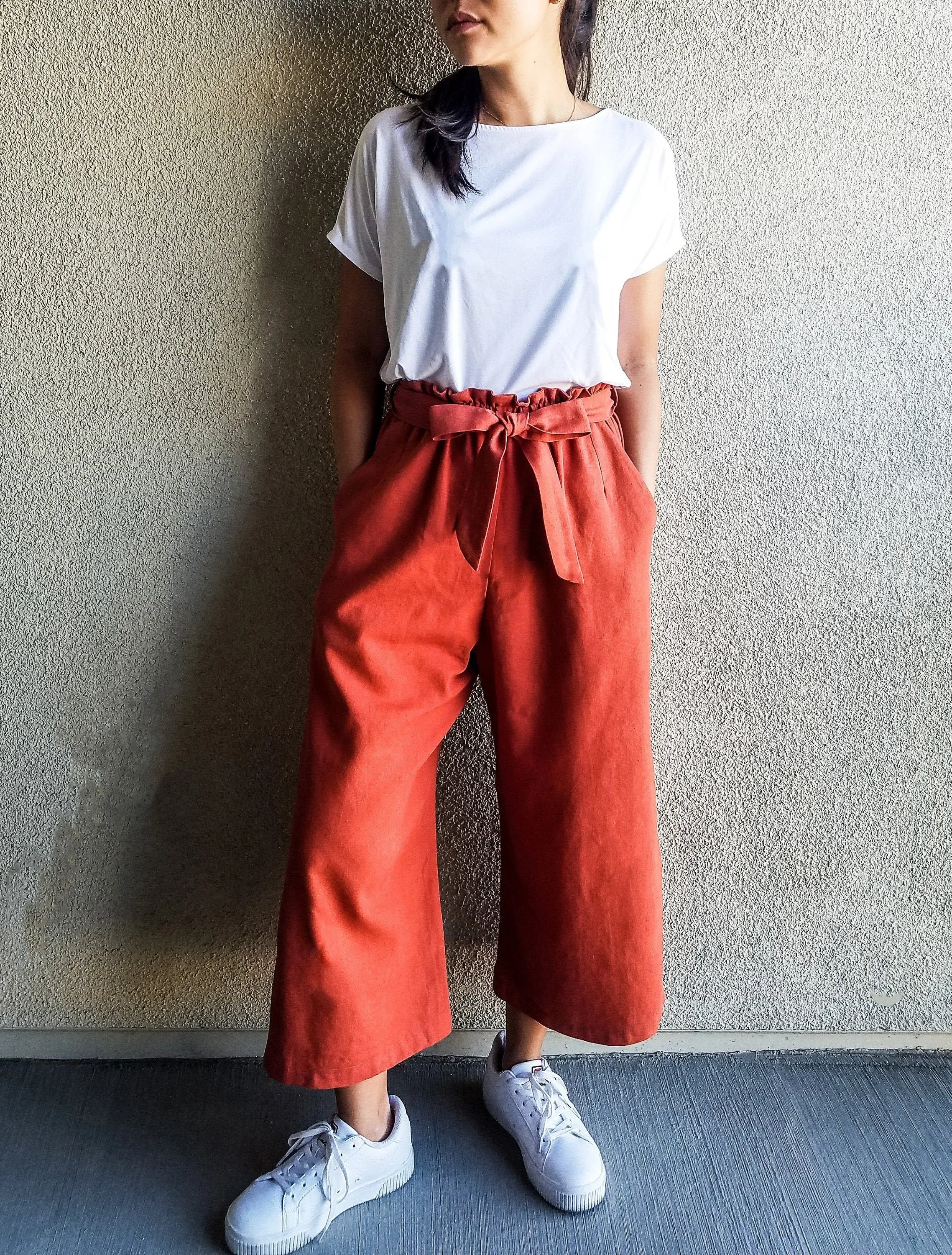 KIMIKO Wide-leg pants - Black, size XXL