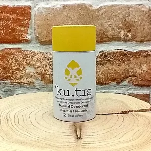 Kutis Natural Vegan Deodorant Stick - Grapefruit & Mandarin - Bicarb Free