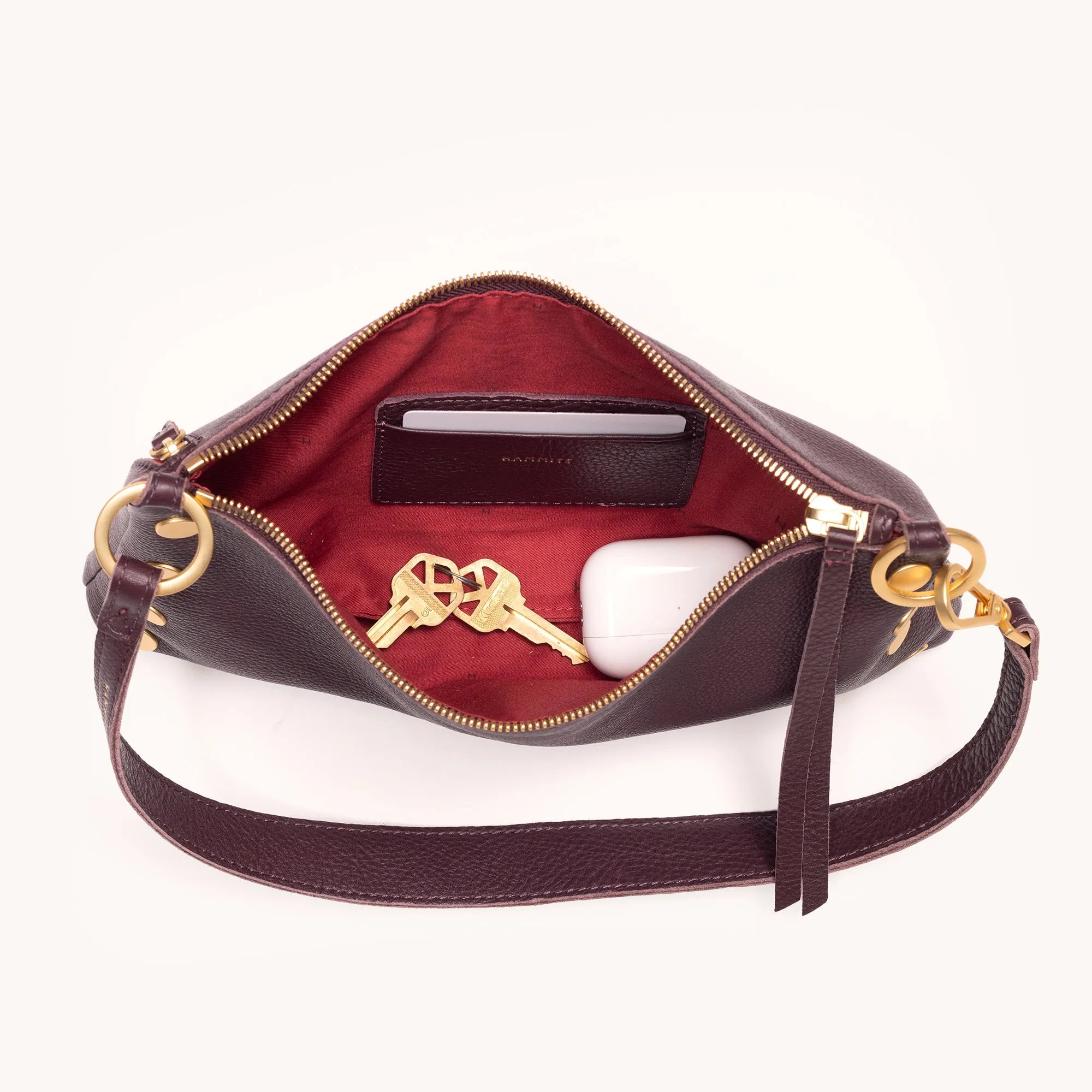 Kyle | Cabernet Pebble/Brushed Gold