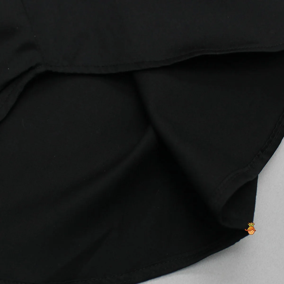 Lace Detail Stylish Black Shirt