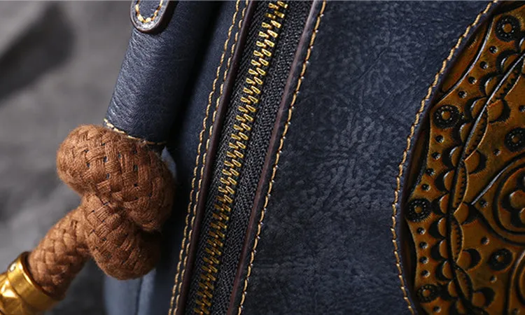 Ladies Embossed Leather Over The Shoulder Handbags Side Bags For Women