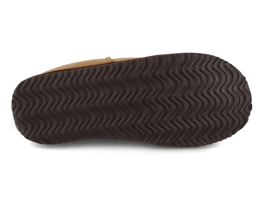 Lammbock 'Shearlock' luxurious lambskin slippers, camel brown