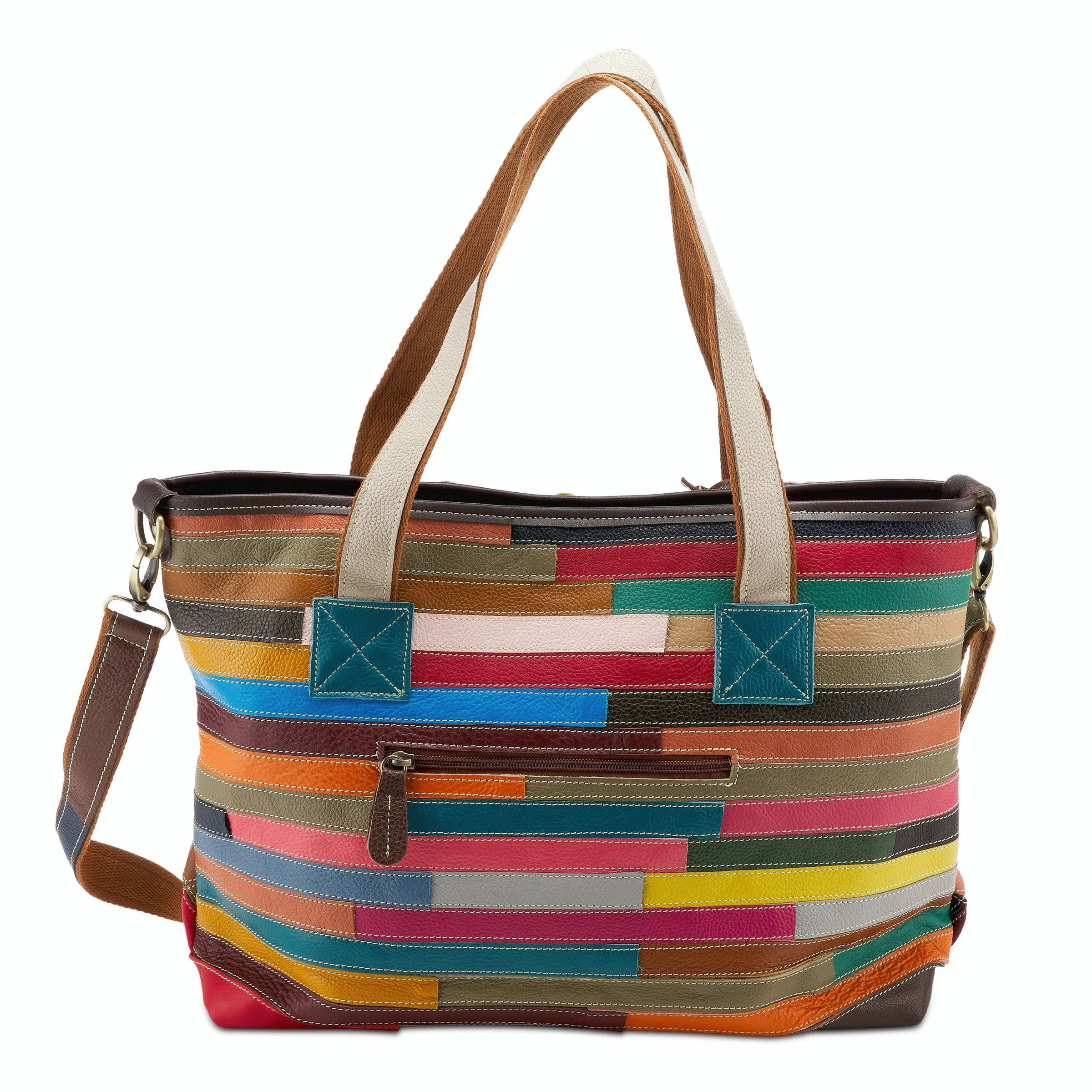 L'Artiste Leather Handbag APPLIQUE