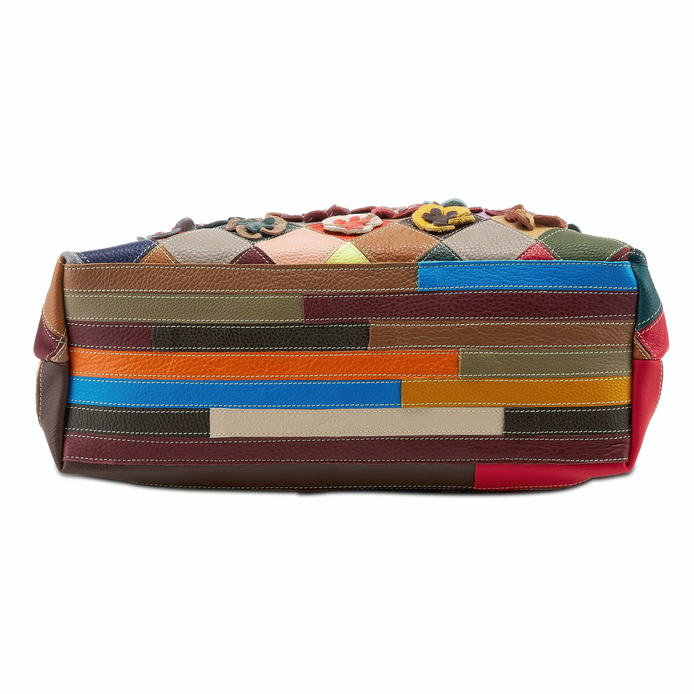 L'Artiste Leather Handbag APPLIQUE