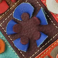 L'Artiste Leather Handbag APPLIQUE