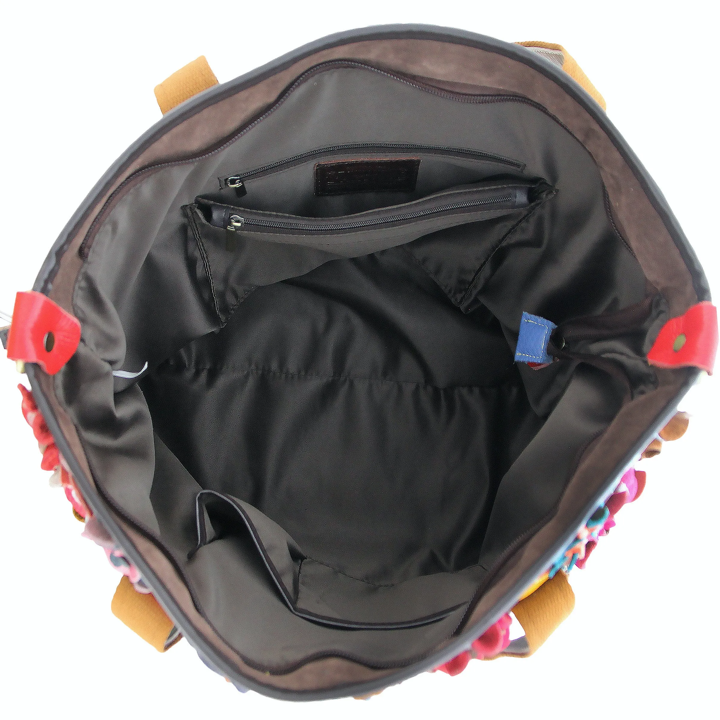 L'Artiste Leather Handbag APPLIQUE