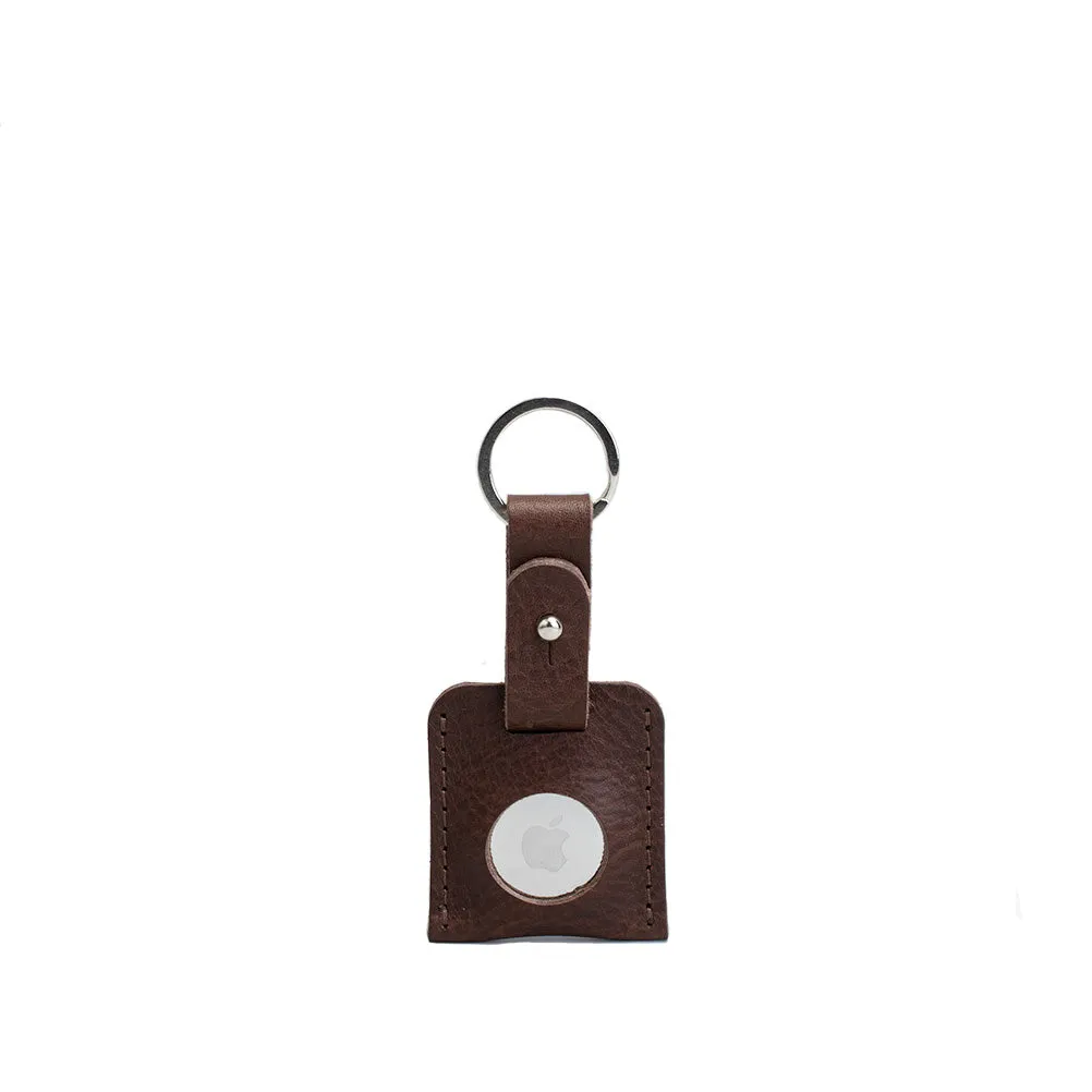 Leather AirTag Keyring