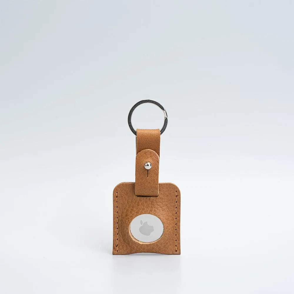 Leather AirTag Keyring