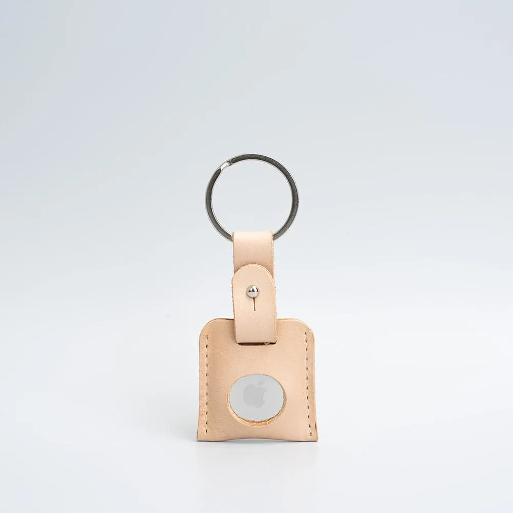 Leather AirTag Keyring