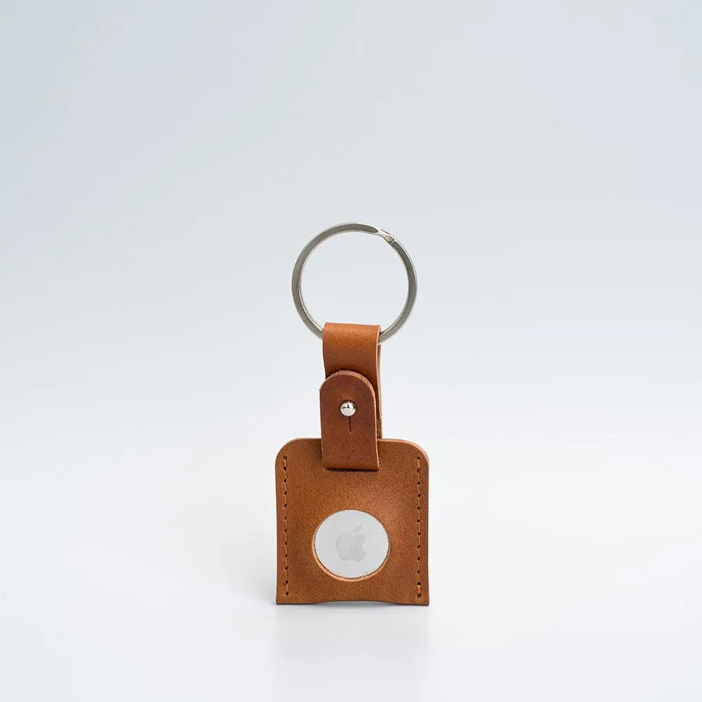 Leather AirTag Keyring