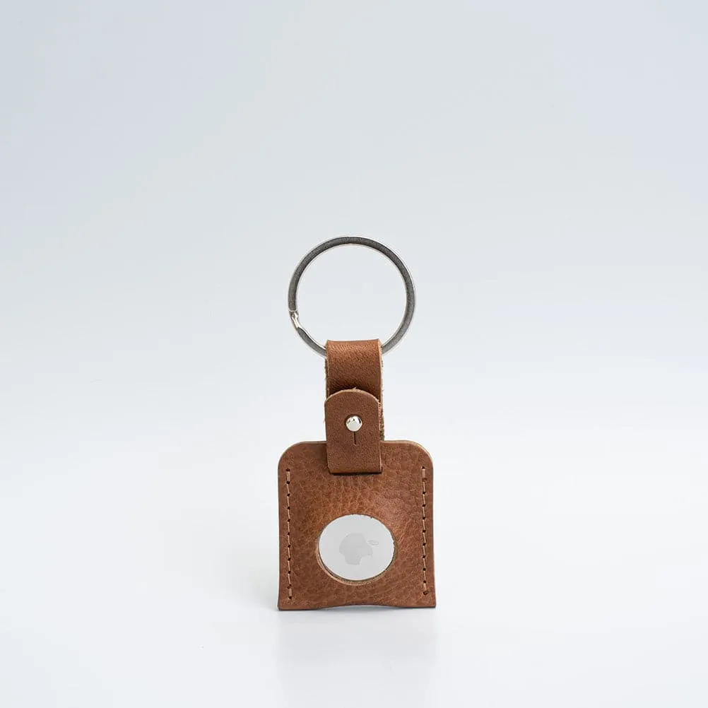 Leather AirTag Keyring