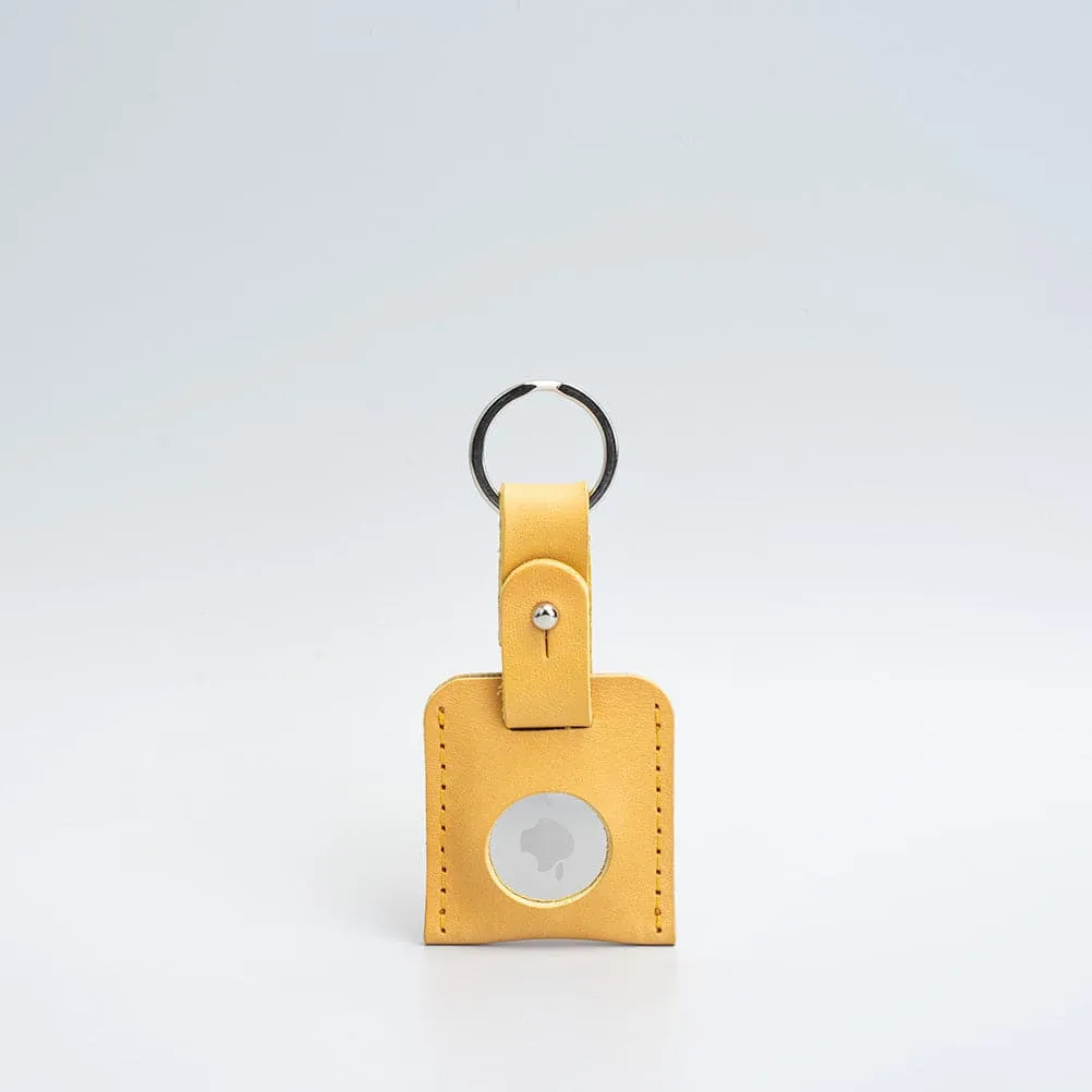 Leather AirTag Keyring
