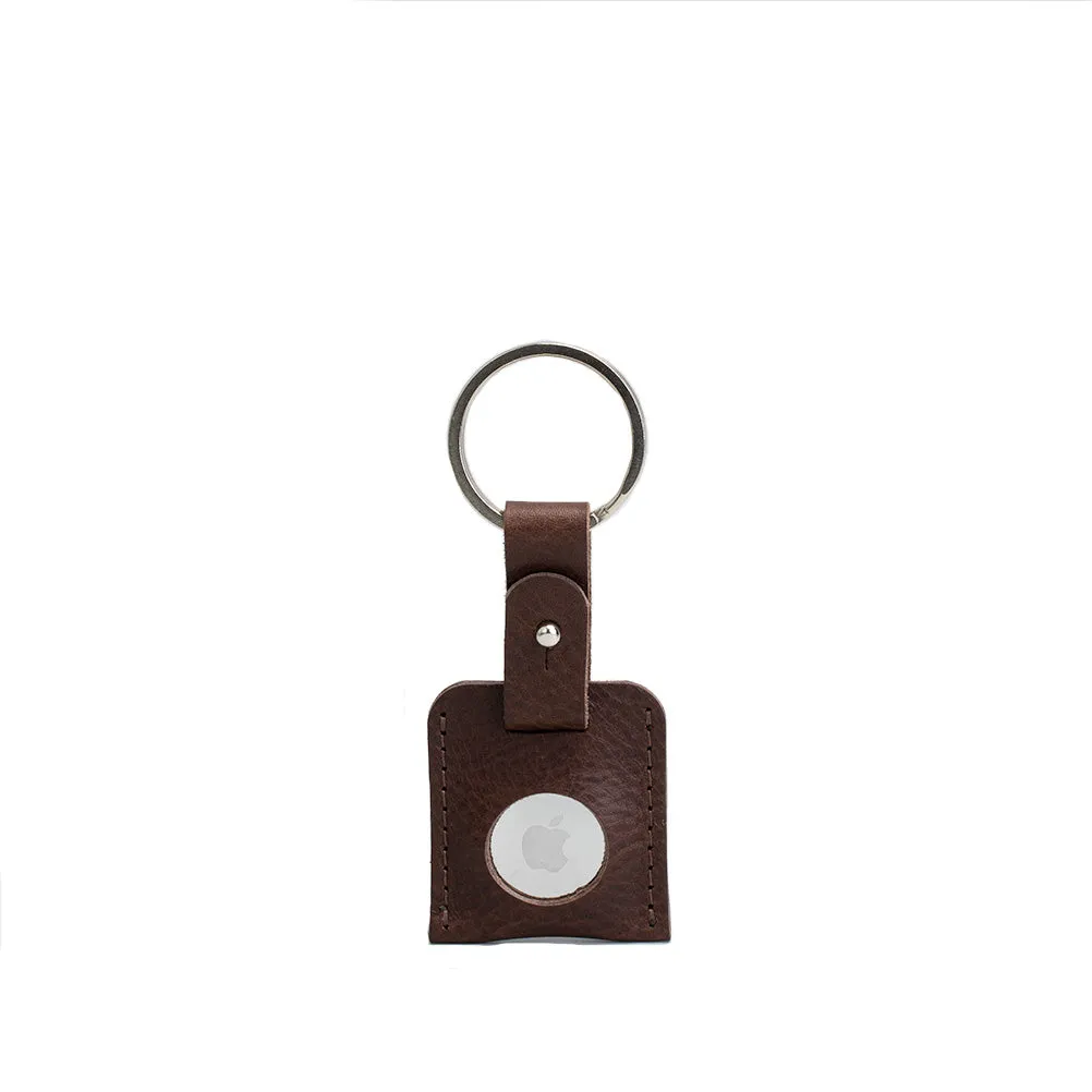 Leather AirTag Keyring
