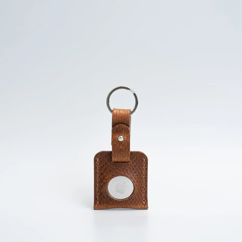 Leather AirTag Keyring