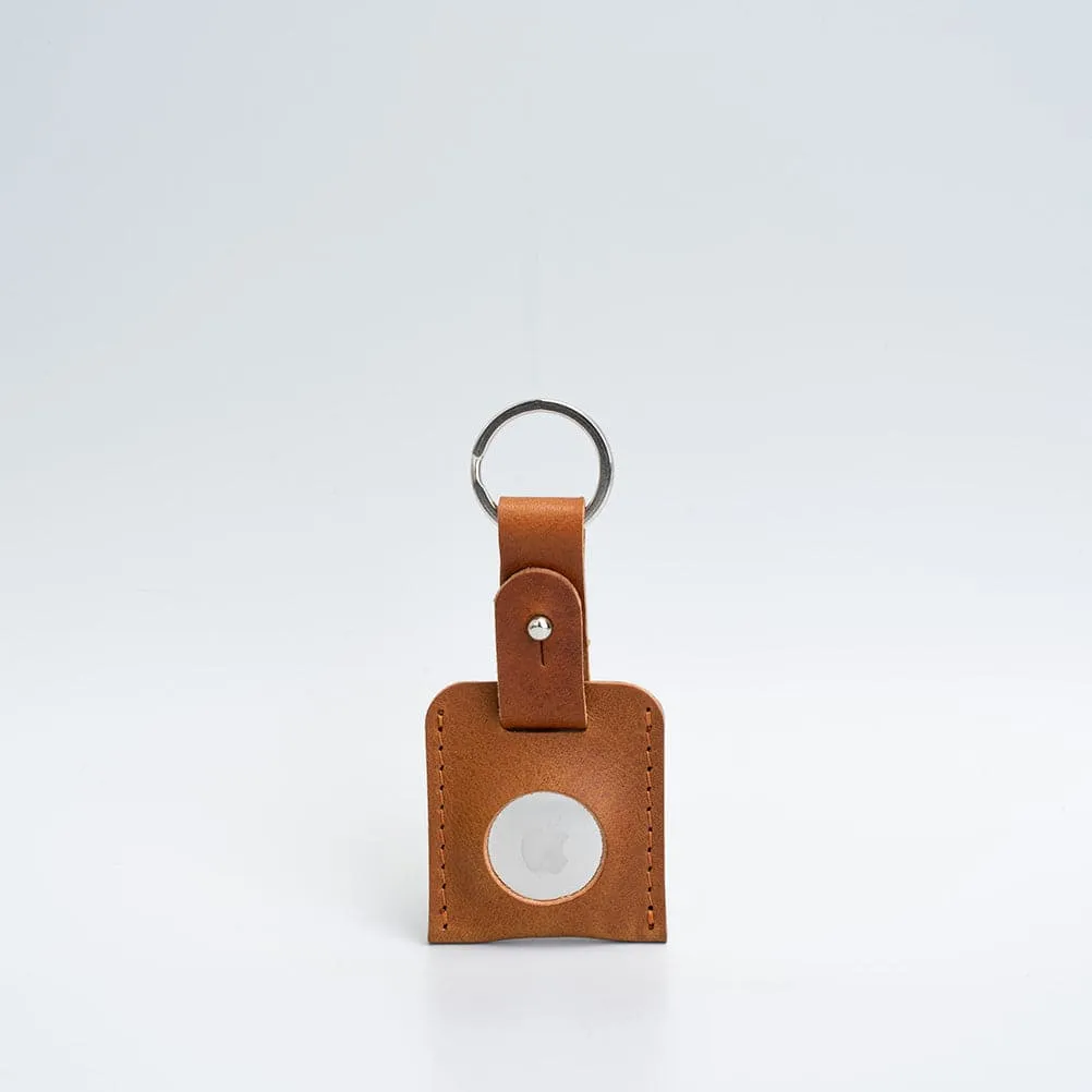 Leather AirTag Keyring