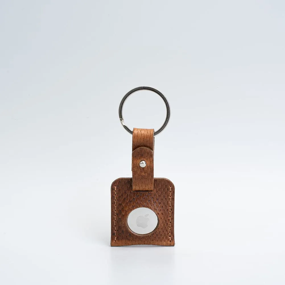 Leather AirTag Keyring